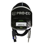 Pro Co LSCNQ-10 10' LifeLines Series 1/4" TS-NL4 10AWG Speaker Cable