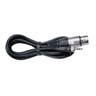 1.5m Microphone Cable with XLR-3F to 3.5mm Locking Connector