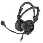 Sennheiser HMD 26-II-100-8 Dual-Ear Boomset with 100 Ohm Stereo Impedance and Hypercardioid Dynamic Mic, plus Unterminated Copper Cable