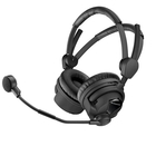 Sennheiser HMD 26-II-100 Dual-Ear Boomset with 100 Ohm Stereo Impedance and Hypercardioid Dynamic Mic, No Cable