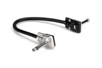 Hosa HGFP-000.5  Patch Cable, REAN Low-profile Right-angle to Same, 6 in 