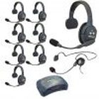 Eartec Co HUB9SCYB Eartec UltraLITE/HUB Full Duplex Wireless Intercom System w/ 9 Headsets