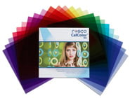 Rosco CalColor #4307 CalColor Sheet, 20"x24", 07 Cyan