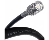 Canare 12G-SDI-030 12G-SDI 4K/UHD Low Loss Digital Video Coaxial Cable, 30ft