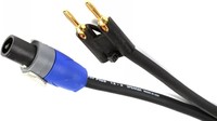 25' Speakon to Banana Plug 12AWG Speaker Cable