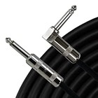 15' Stagemaster 1/4" TS Cable with 1 Right Angle Connector R