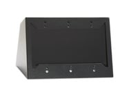 RDL DC-3B 3 Desktop or Wall Mount Chassis for Decora Remote Controls or Panels, Black