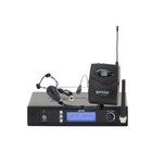 Gemini UHF-6100HL  Single Channel Wireless UHF PLL System - Headset/Lavalier