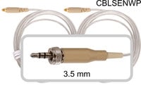 Galaxy Audio CBLSENWP Waterproof Replacement Cable, Sennheiser Locking 1/8"