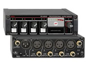 RDL RUMX4L Pro 4 Input Mic/Line Mixer with Phantom, Mic and Line Out