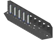 RDL SR-10 STICK-ON Series Mounting Rack, 10 Modules