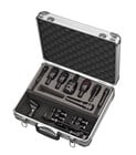 Drum Microphone Package with 8 Mics, Case and Accessories