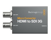 Blackmagic Design Micro Converter HDMI to SDI 3G PSU 1 X HDMI Input To 2 X SD/HD/3G-SDI Outputs Converter With Power Supply