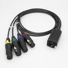 Caldwell Bennett SH5-4F DMX to CAT5 Shuttle Snake (4) DMX Lines with 5-Pin Female XLR Connectors
