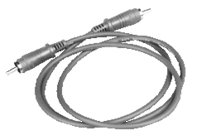 3' Male to Male RCA Cable