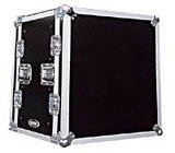 Shock Mount Rack Case, 12 Rack Units with Wheels