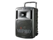 MIPRO MA-808BR2DPM3 267W Portable 2-Way Biamped PA System with 2 Wireless Receivers