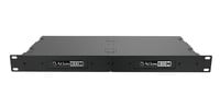 Atlas IED IP-ZCM2RMK  Two PoE+ IP-to-Analog Gateways, Amplifier Plus Rackmount Kit 