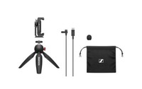 Sennheiser XS-LAV-MOBILE-KIT XS Lav USB-C Microphone with PIXI Tripod, Smartphone Clamp