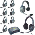 Eartec Co HUB917MXD Eartec UltraLITE/HUB Full Duplex Wireless Intercom System w/ 9 Headsets