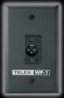 Telex WP1-96136-000 Wall Plaque,1ch, 3pin XLR