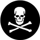 Gobo Skull and Crossbones