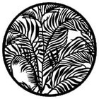 Steel Gobo, Tropical Leaves