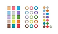 Sennheiser EW-D-COLOR-CODE  Magnetic Color Indicator set for the EW-D (16 pcs) 