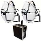 Klover MiK 26 with Case Dual MiK 26" Parabolic Collectors with Road Case