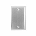 Lowell S1  Wall Plate-Stainless Steel, 1-gang, Blank 