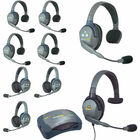 Eartec Co HUB953MXS Eartec UltraLITE/HUB Full Duplex Wireless Intercom System w/ 9 Headsets