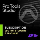 Avid Pro Tools Studio Student Teacher Annual Subscription, New DAW Software With 512 Audio And Instrument Tracks, Native, Carbon, S6L Support And Complete Plugin Bundle, New [Virtual]