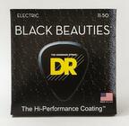 DR Strings BKE-11 Heavy Black Beauties K3 Coated Electric Guitar Strings