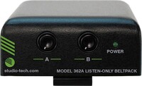 Studio Technologies MODEL-362A  Dante Intercom Beltpack, listen-only 