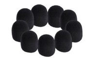 On-Stage ASWS58B5  Mic Windscreens, Black, Package of 5 