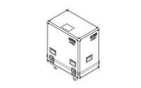 Nexo MST-2CASEMSUB15  Flight case for 2x MSUB15 