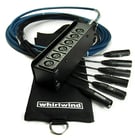 Whirlwind MS06 M-NR-050 BLACK 50' 6-Channel Mini Snake with No Returns, Black Cable