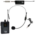 Galaxy Audio GTU-S0P5A0  Mini wireless system, headset mic w/transmitter, dual rcvr 