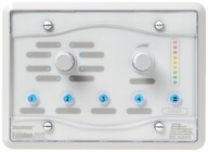 BSS BLU8-V2-WHT Programmable Zone Control for Soundweb London Network, White