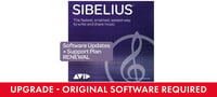 Avid Sibelius 1-Year Updates Plus Support Plan Renewal 12-Month Upgrades Plus Support for Perpetual License, Renewal