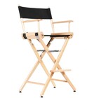 FilmCraft CH19520  30" Foldable Director's Chair, Natural with Canvas 