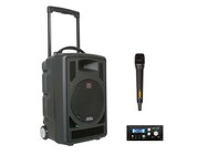 Galaxy Audio Traveler 8 TVHH-TV5-REC 8" Portable PA System with Wireless Handheld Microphone and Rx Receiver