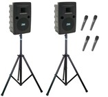 Anchor LIBERTY-COMP-4  Liberty Pair U4, COMP, 4 wireless mics, speaker cable, stand 