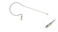 E6 Omnidirectional Earset Microphone with 3.5 mm Locking Connector, Light Beige