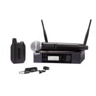 Shure GLXD124R+/85 Combo System with SM58 Microphone, WL185 Lavalier Microphone, & GLXD4R+ Receiver