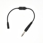 Angry Audio Headphone Disconnector (TRSM-MINIF) 1/4" TRS Male Plug to 1/8" TRS Female Jack