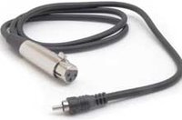20' XLR Female to RCA Cable