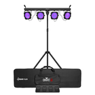 Chauvet DJ 4Bar ILS 4x LED RGB Par Wash Light Solution with Stand and Bag