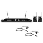 LD Systems U505BPL2  Wireless Microphone System with 2 Bodypack, 2 Lavalier Mic 