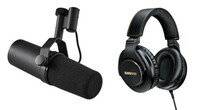 Shure SM7B Headphones Bundle SM7B Studio Vocal Microphone and SRH840A Monitoring Headphones